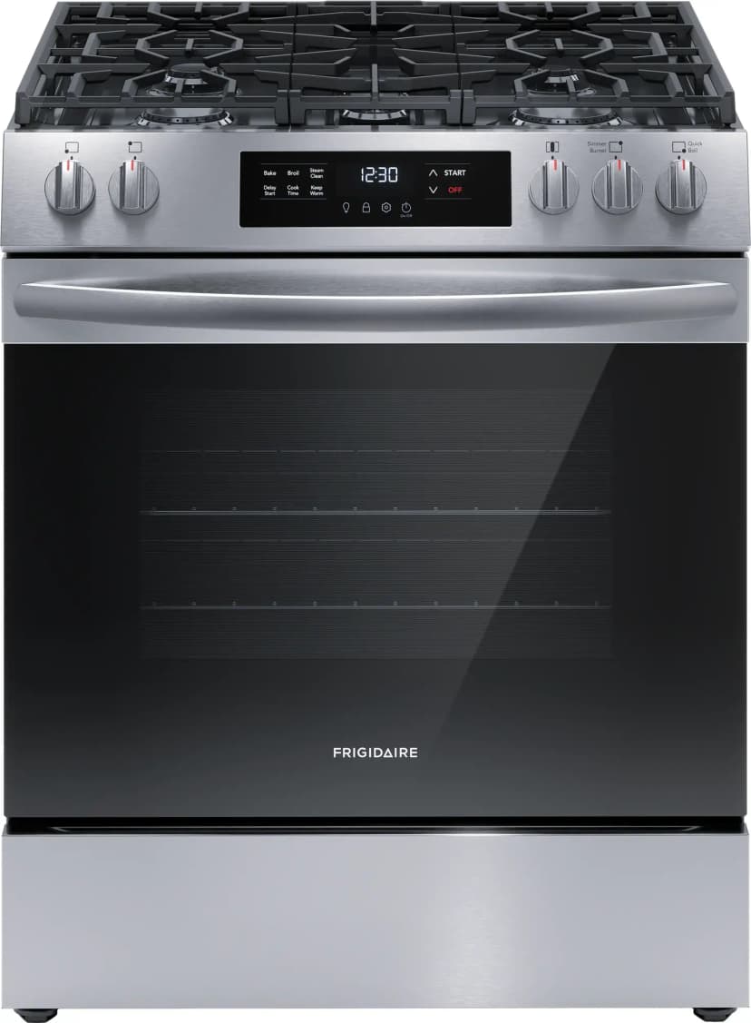 30" Gas Range with Steam Clean