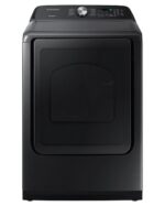 7.4 cu. ft. Capacity Gas Dryer with Sensor Dry in Brushed Black